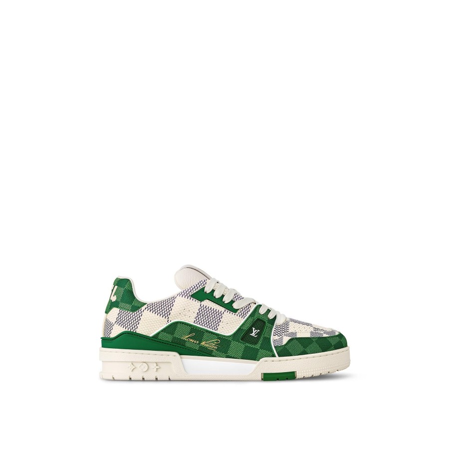 Uomo Louis Vuitton Sneakers | Sneaker Lv Trainer Verde