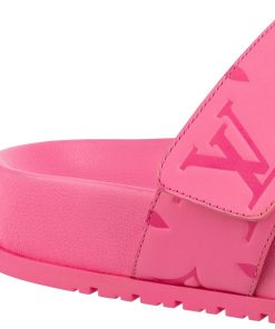 Donna Louis Vuitton Mule E Slider | Mule Bassa Bom Dia Rosa