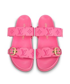 Donna Louis Vuitton Mule E Slider | Mule Bassa Bom Dia Rosa