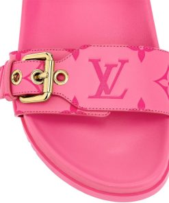 Donna Louis Vuitton Mule E Slider | Mule Bassa Bom Dia Rosa