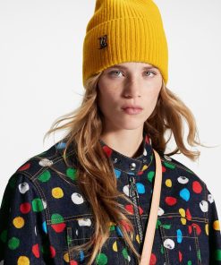 Donna Louis Vuitton Cappelli E Guanti | Lv X Yk Berretto Infinity Dots