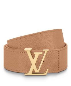 Donna Louis Vuitton Cinture | Cintura Lv Initiales 30 Mm Reversibile Marrone