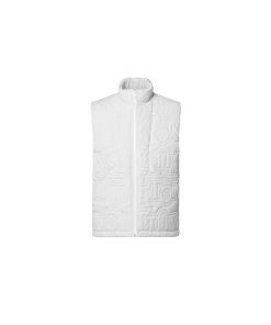 Uomo Louis Vuitton Capispalla E Cappotti | Gilet Da Neve Imbottito Con Firma Vuitton All-Over