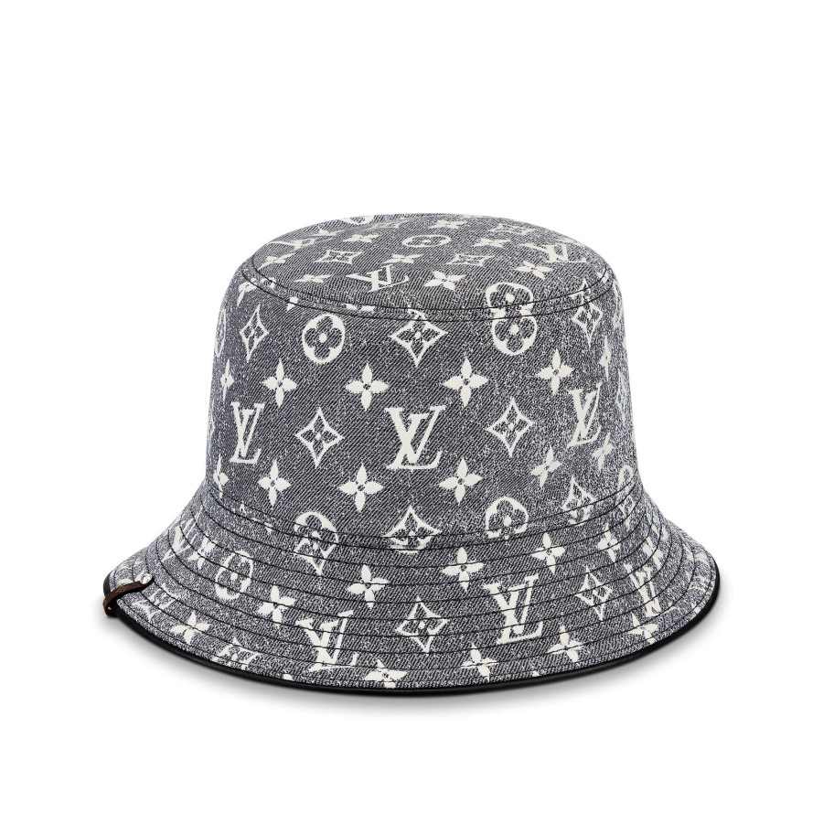 Donna Louis Vuitton Cappelli E Guanti | Cappello Monogram Jacquard Denim