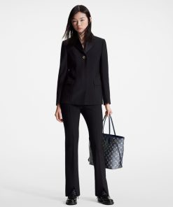 Donna Louis Vuitton Cappotti E Giacche | Blazer Con Bottone Dorato