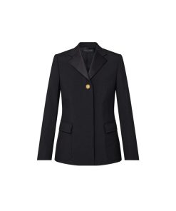 Donna Louis Vuitton Cappotti E Giacche | Blazer Con Bottone Dorato