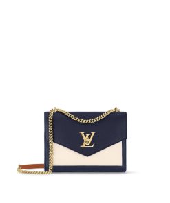 Donna Louis Vuitton Selezione Di Borse In Pelle | Borsa Mylockme Chain Blu Marine