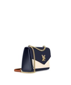 Donna Louis Vuitton Selezione Di Borse In Pelle | Borsa Mylockme Chain Blu Marine