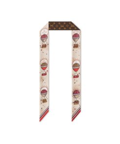 Donna Louis Vuitton Foulard In Seta E Bandeaux | Bandeau Lv Eclipse Beige