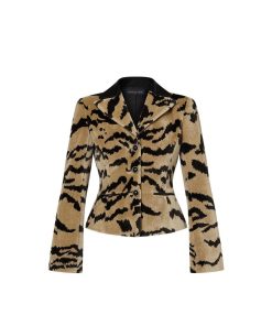 Donna Louis Vuitton Cappotti E Giacche | Blazer In Velluto Con Motivo Tiger