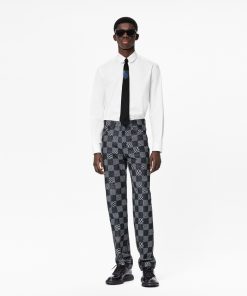 Uomo Louis Vuitton Pantaloni | Jeans Con Motivo Damier Distorted