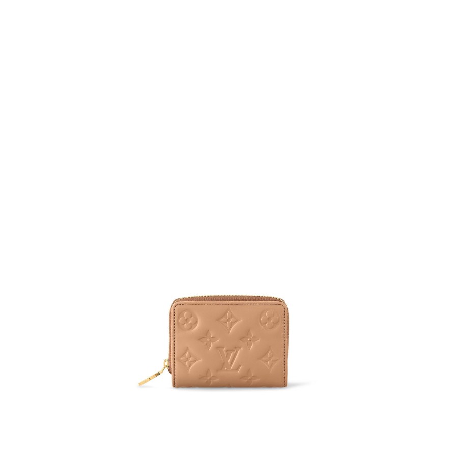 Donna Louis Vuitton Portafogli Compatti | Portafoglio Lou Coussin Camel