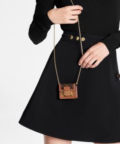 Donna Louis Vuitton Accessori High-Tech | Micro Borsa Per Auricolari Dauphine