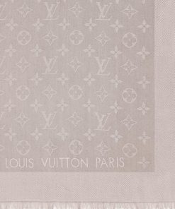 Donna Louis Vuitton Scialli E Stole | Scialle Monogram Classic Greige