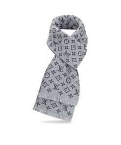 Uomo Louis Vuitton Sciarpe | Sciarpa Monogram Classic Light Grey