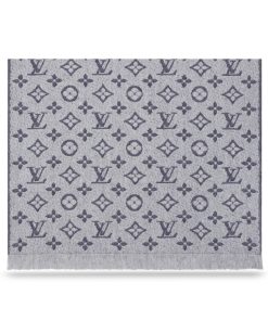 Uomo Louis Vuitton Sciarpe | Sciarpa Monogram Classic Light Grey