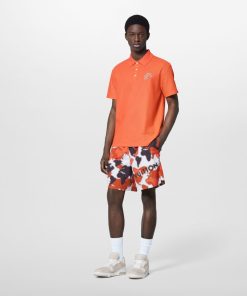 Uomo Louis Vuitton Costumi | Shorts Da Mare In Nylon