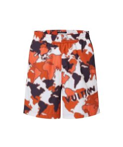 Uomo Louis Vuitton Costumi | Shorts Da Mare In Nylon