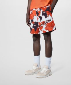 Uomo Louis Vuitton Costumi | Shorts Da Mare In Nylon