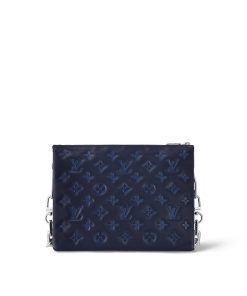 Donna Louis Vuitton Borse Con Catenella E Clutches | Borsa Coussin Pm Blu Marine