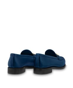 Donna Louis Vuitton Mocassini E Ballerine | Mocassino Basso Chess Blue Marine