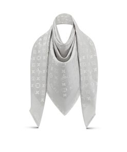 Donna Louis Vuitton Scialli E Stole | Scialle Lv Today Gris Clair