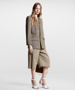 Donna Louis Vuitton Cappotti E Giacche | Blazer Doppiopetto Con Fantasia Principe Di Galles