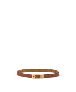 Donna Louis Vuitton Cinture | Cintura Lv Duo 18 Mm Reversibile Marrone