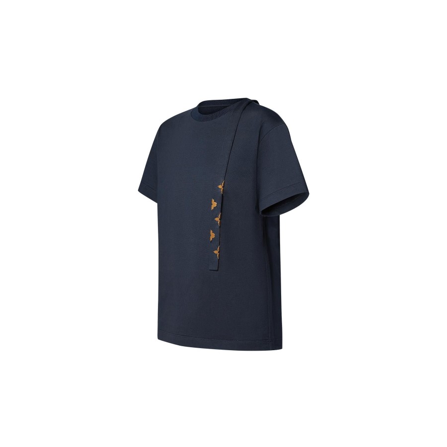 Donna Louis Vuitton Camicie E T-Shirt | T-Shirt Con Lavalliere E Fiori Monogram