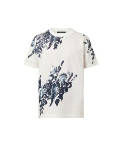 Uomo Louis Vuitton T-Shirt E Polo | T-Shirt In Pique Di Cotone Con Motivo Monogram