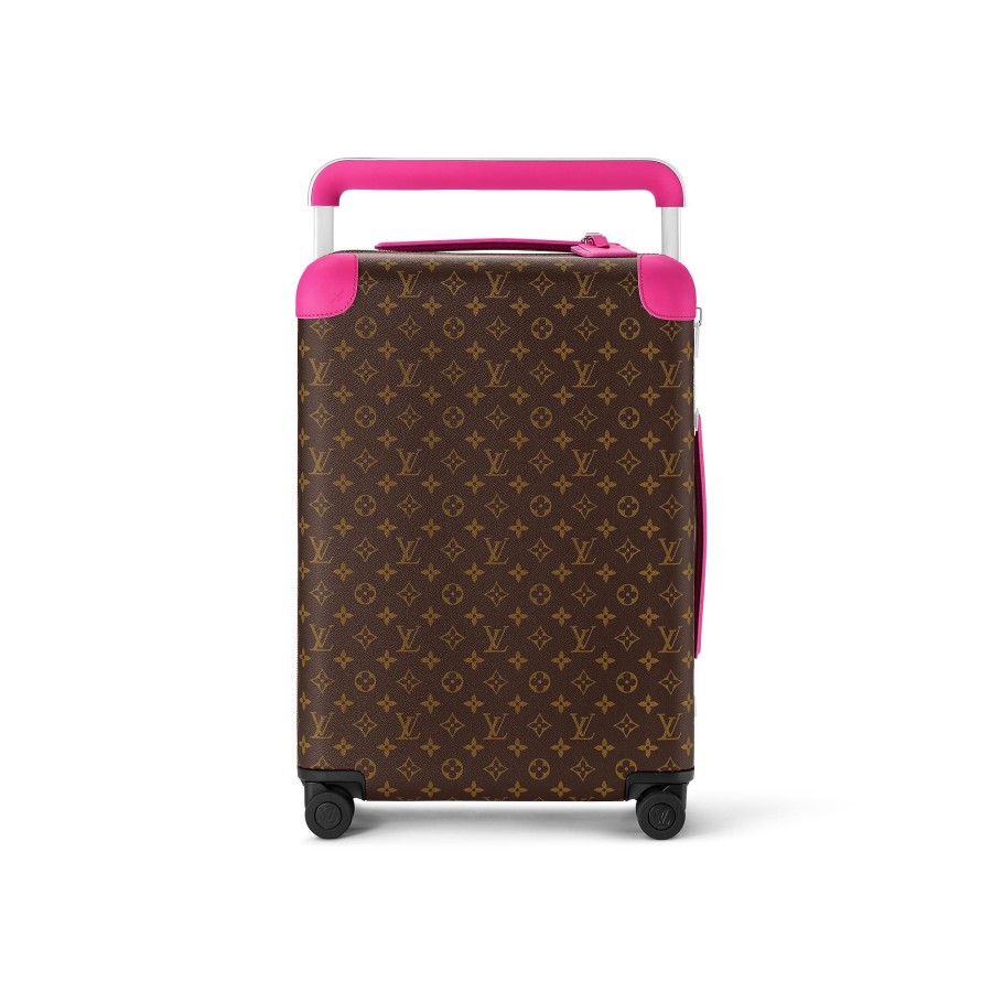 Uomo Louis Vuitton Valigie Con Rotelle | Trolley Horizon 55 Fucsia