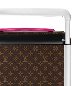 Uomo Louis Vuitton Valigie Con Rotelle | Trolley Horizon 55 Fucsia