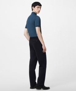 Uomo Louis Vuitton Pantaloni | Pantaloni Tecnici E Fibbia Con Iniziali Lv