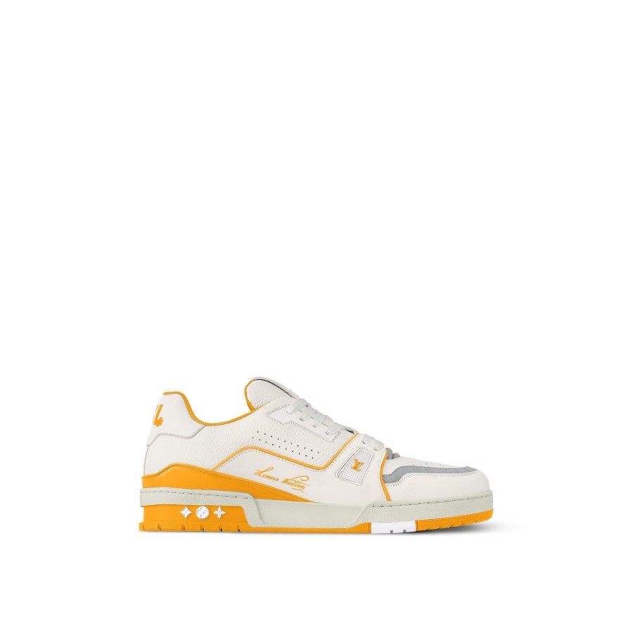 Uomo Louis Vuitton Sneakers | Sneaker Lv Trainer Giallo