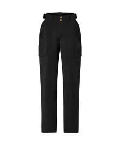 Donna Louis Vuitton Pantaloni | Pantaloni Cargo In Jersey Tecnico Noir