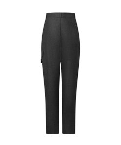 Uomo Louis Vuitton Pantaloni | Pantaloni Cargo In Lana Anthracite