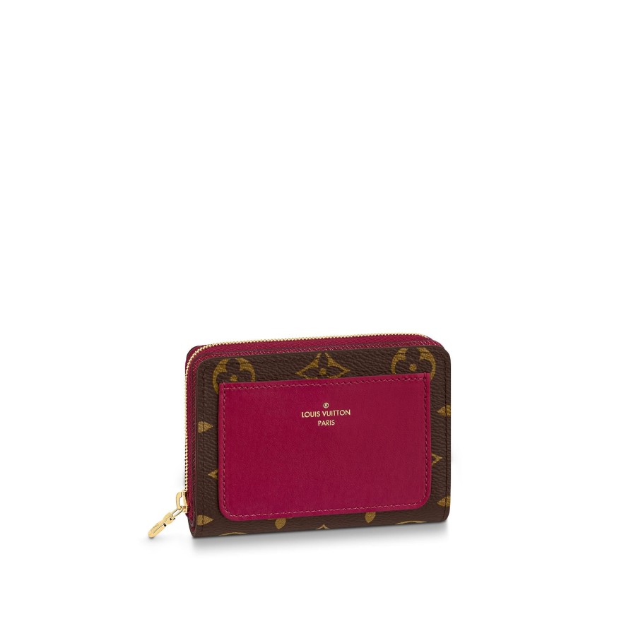 Donna Louis Vuitton Portafogli Compatti | Portafoglio Lou Fucsia