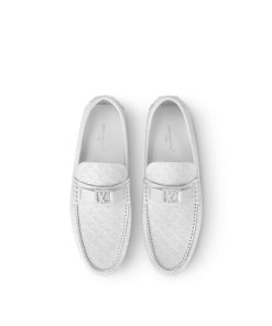 Uomo Louis Vuitton Mocassini | Mocassino Hockenheim Bianco