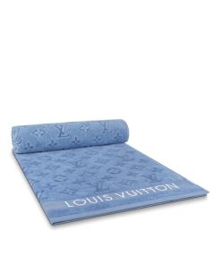 Uomo Louis Vuitton Accessori Per La Casa | Telo Da Mare Lvacation Gris Bleu