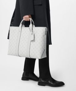 Uomo Louis Vuitton Selezione Di Borse In Pelle | Borsa Tote Weekend Nm