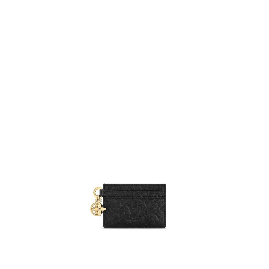 Donna Louis Vuitton Portacarte E Portachiavi | Porta Carte Di Credito Lv Charms Nero