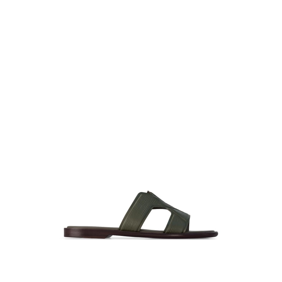 Uomo Louis Vuitton Sandali | Mule Lv Oasis Kaki