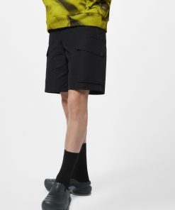 Uomo Louis Vuitton Pantaloni | Shorts Cargo In Tessuto Ripstop