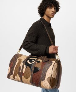 Uomo Louis Vuitton Borse Da Viaggio | Keepall Bandouliere 55