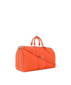 Donna Louis Vuitton Borse Da Viaggio | Keepall Bandouliere 50 Arancione