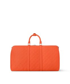 Donna Louis Vuitton Borse Da Viaggio | Keepall Bandouliere 50 Arancione