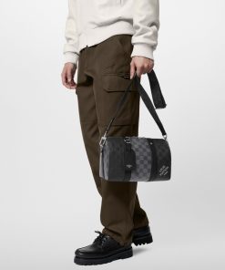 Uomo Louis Vuitton Collezione Damier | Keepall City