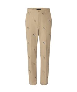 Uomo Louis Vuitton Pantaloni | Pantaloni Chino In Cotone