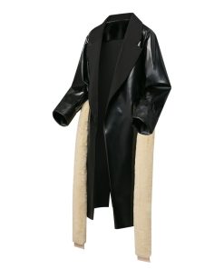 Donna Louis Vuitton Cappotti E Giacche | Cappotto In Vinile Con Revers A Contrasto