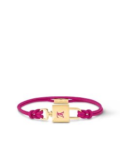 Donna Louis Vuitton Bracciali | Bracciale Lv Padlock Fucisa/Viola